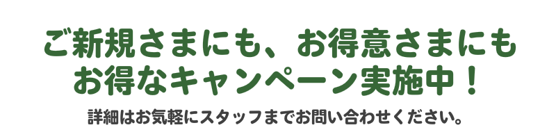 リトルマミーのご新規様・お得意様キャンペーン